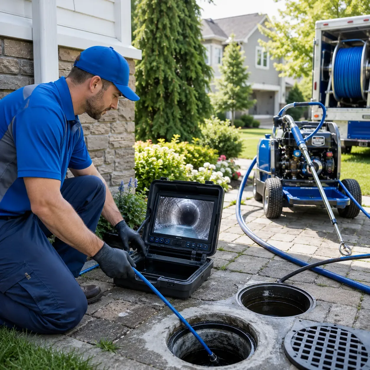 Outdoor drain cleaning professionals serving Lowell, VT